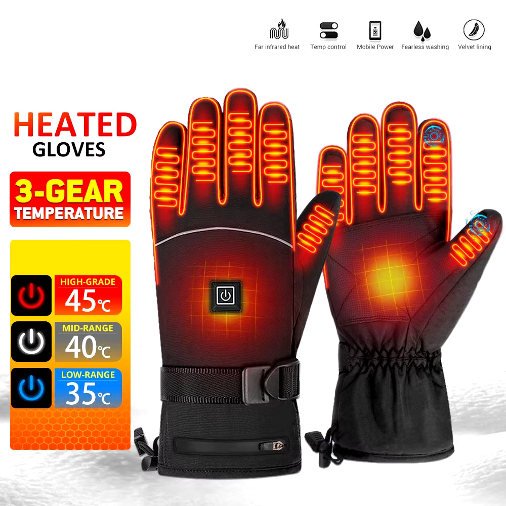 WarmTouch™ Pro - Guantes Calefactables, Táctiles e Impermeables